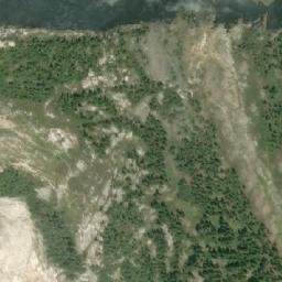 Satellite imagery of Yak Peak, CA