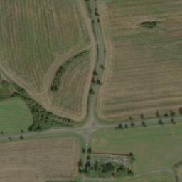 Satellite imagery of [Pečice] church t., CZ