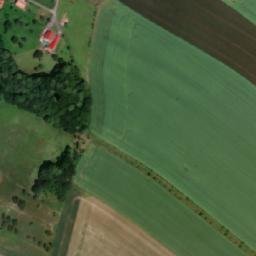 Satellite imagery of [Jeseník nad Odrou] church t., CZ