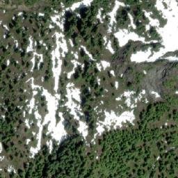 Satellite imagery of Mount Steele, CA