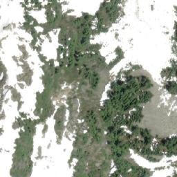 Satellite imagery of Tetrahedron Peak, CA