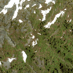 Satellite imagery of Mount Wrottesley, CA