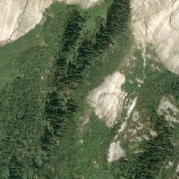 Satellite imagery of Coquihalla Pass, CA