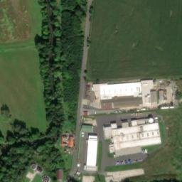 Satellite imagery of former LIAZ [Holýšov] factory chimney, CZ