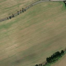 Satellite imagery of [Dnešice] church t., CZ