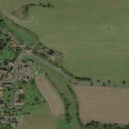 Satellite imagery of [Pečice] church t., CZ