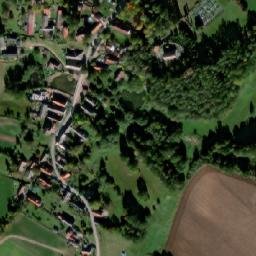 Satellite imagery of [Řečice u Humpolce] belfry, CZ