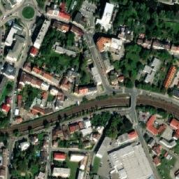 Satellite imagery of Pleas [Havlíčkův Brod] factory chimney, CZ