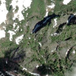 Satellite imagery of Tetrahedron Peak, CA