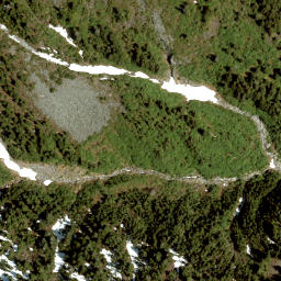 Satellite imagery of Mount Wrottesley, CA