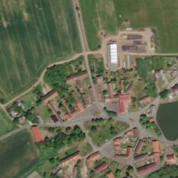 Satellite imagery of [Semněvice] church t., CZ
