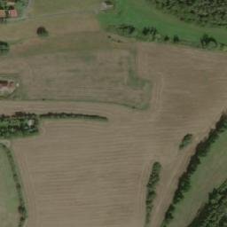 Satellite imagery of [Pečice] church t., CZ