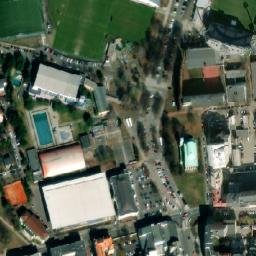 Satellite imagery of sv.Mořic [Olomouc-město] church outlook t., CZ