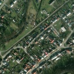 Satellite imagery of [Velká Bystřice] church t., CZ