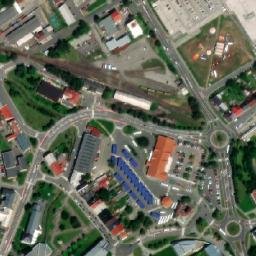 Satellite imagery of [Nový Jičín] town hall t., CZ