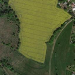 Satellite imagery of [Vojslavice nad Želivkou] church t., CZ