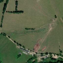 Satellite imagery of [Kaliště] church t., CZ