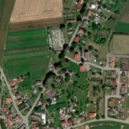 Satellite imagery of [Kaliště] church t., CZ