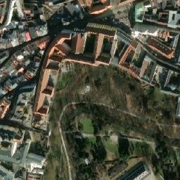 Satellite imagery of [Olomouc] cathedral t., CZ