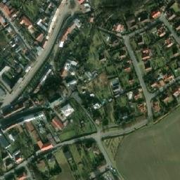Satellite imagery of [Velká Bystřice] church t., CZ