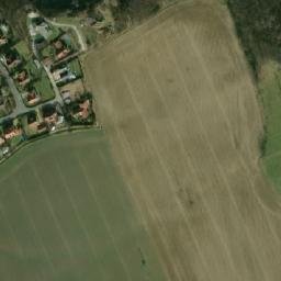 Satellite imagery of [Velká Bystřice] church t., CZ