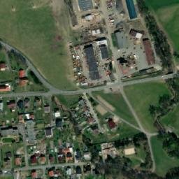 Satellite imagery of [Kozlovice] church t., CZ