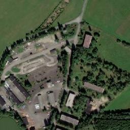 Satellite imagery of [Rožmitál pod Třemšínem] factory chimney, CZ