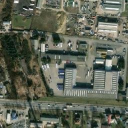 Satellite imagery of [Olomouc-Hodolany] heat plant chimney, CZ