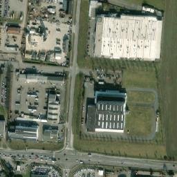 Satellite imagery of [Olomouc-Hodolany] heat plant chimney, CZ