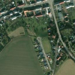 Satellite imagery of Husův sbor [Velká Bystřice] church t., CZ