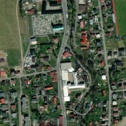 Satellite imagery of [Kozlovice] church t., CZ