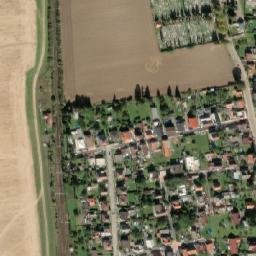 Satellite imagery of [Blovice] church t., CZ