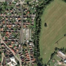 Satellite imagery of [Blovice] church t., CZ