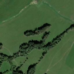 Satellite imagery of [Rožmitál pod Třemšínem] factory chimney, CZ