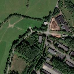 Satellite imagery of [Rožmitál pod Třemšínem] factory chimney, CZ