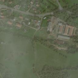 Satellite imagery of [Milešov nad Vltavou] church t., CZ