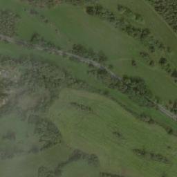 Satellite imagery of [Milešov nad Vltavou] church t., CZ