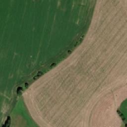 Satellite imagery of [Kaliště] church t., CZ
