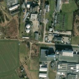 Satellite imagery of [Olomouc-Hodolany] heat plant chimney, CZ