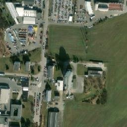 Satellite imagery of [Olomouc-Hodolany] heat plant chimney, CZ