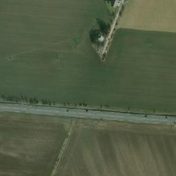 Satellite imagery of Husův sbor [Velká Bystřice] church t., CZ