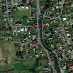 Satellite imagery of [Kozlovice] church t., CZ