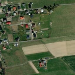 Satellite imagery of [Kozlovice] church t., CZ