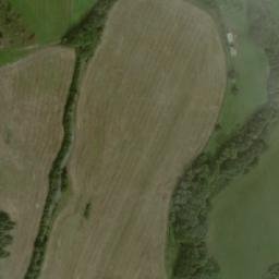 Satellite imagery of [Milešov nad Vltavou] church t., CZ