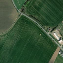 Satellite imagery of [Cetkovice] church t., CZ