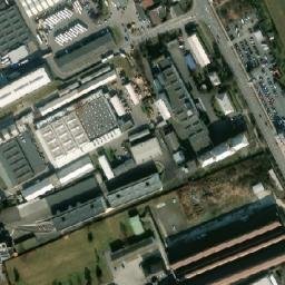 Satellite imagery of [Olomouc-Hodolany] heat plant chimney, CZ