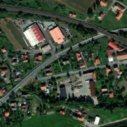 Satellite imagery of [Bělotín] church t., CZ