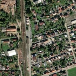 Satellite imagery of [Blovice] church t., CZ