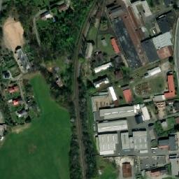 Satellite imagery of [Frýdlant nad Ostravicí] former factory chimney, CZ