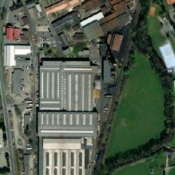 Satellite imagery of [Frýdlant nad Ostravicí] former factory chimney, CZ